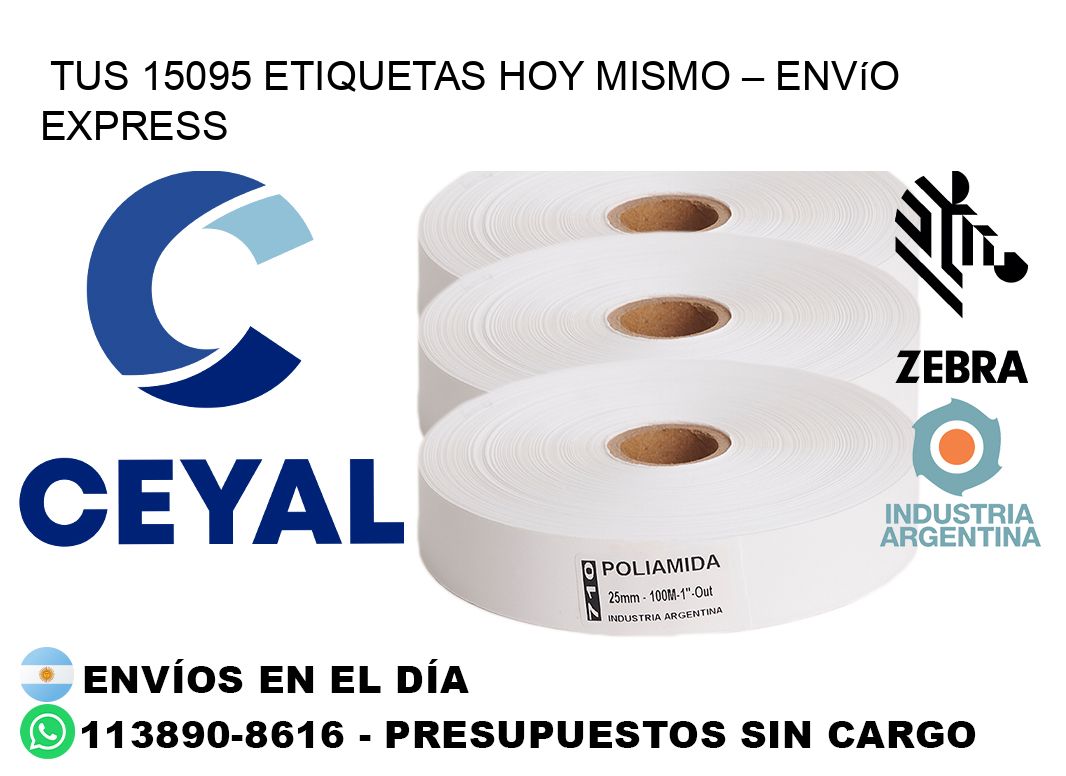 Tus 15095 Etiquetas Hoy Mismo – Envío Express