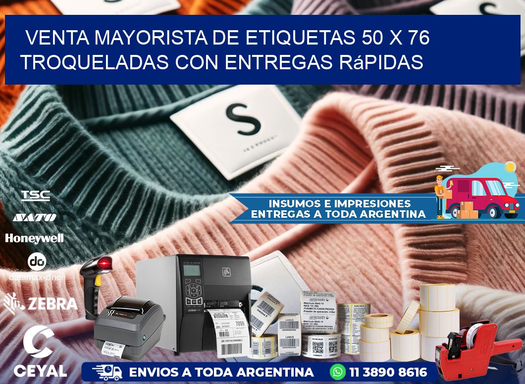 Venta mayorista de etiquetas 50 x 76 troqueladas con entregas rápidas
