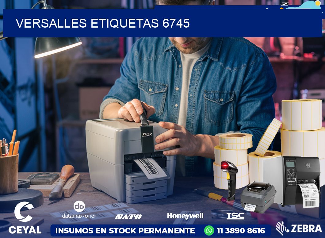 Versalles etiquetas 6745
