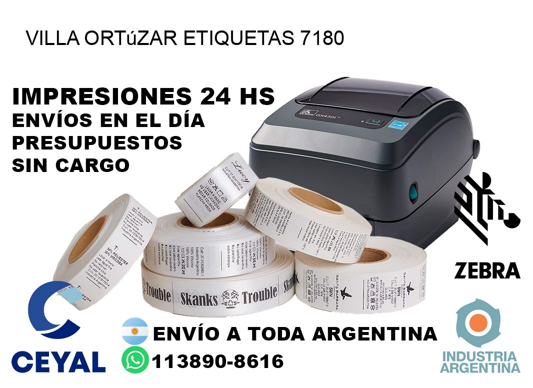 Villa Ortúzar etiquetas 7180