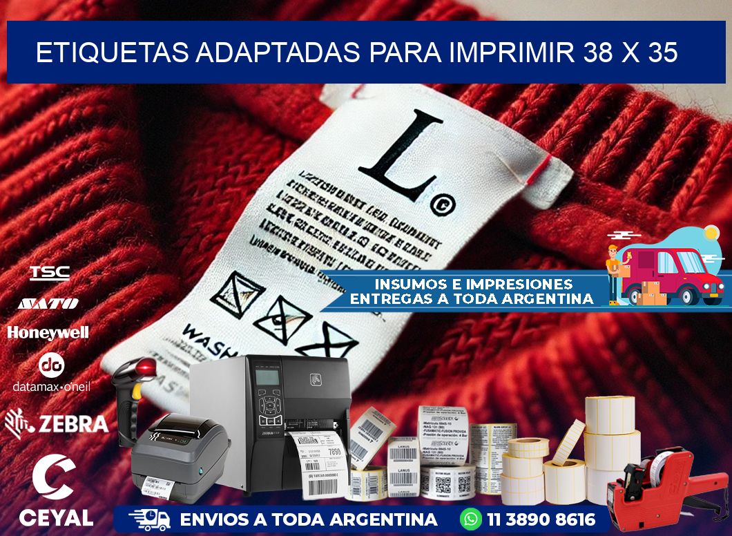 etiquetas adaptadas para imprimir 38 x 35