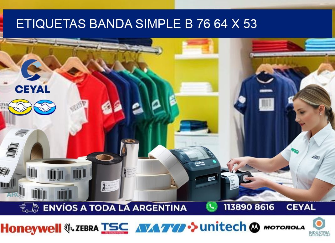 etiquetas banda simple b 76 64 x 53