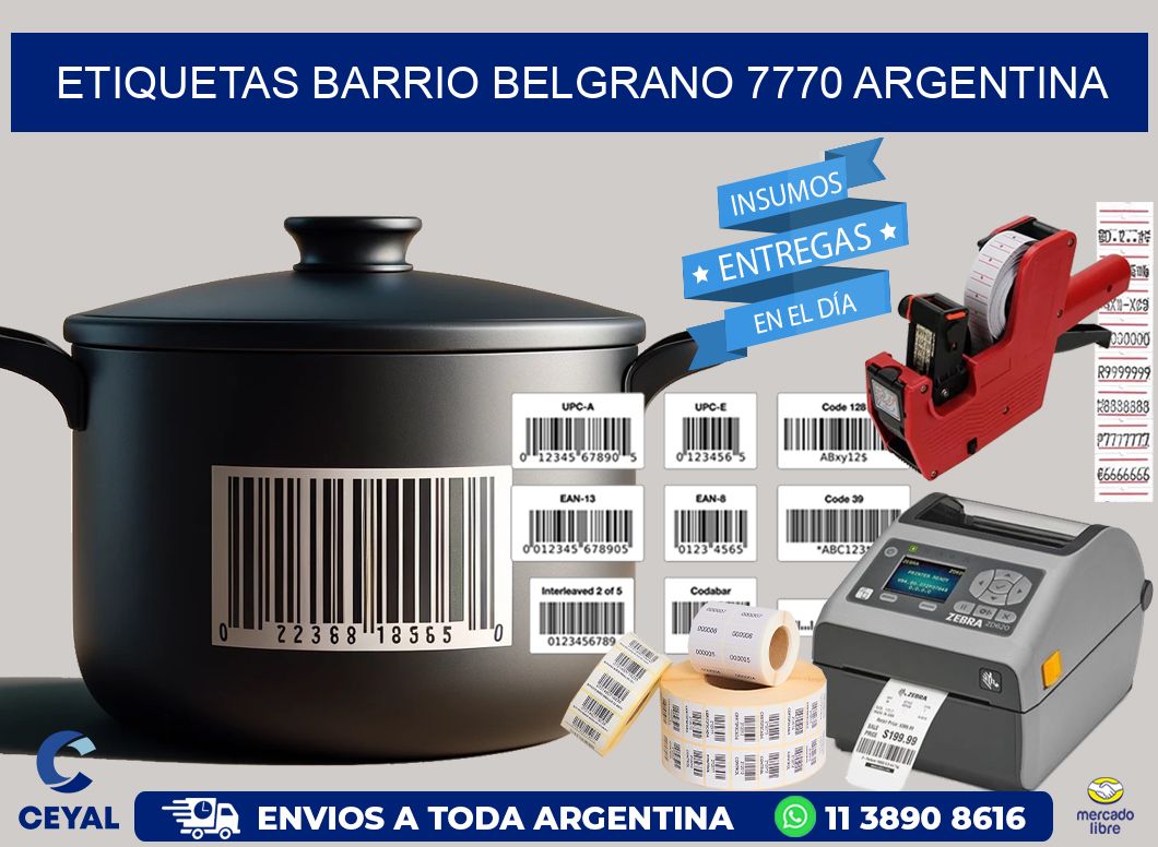 etiquetas barrio belgrano 7770 argentina