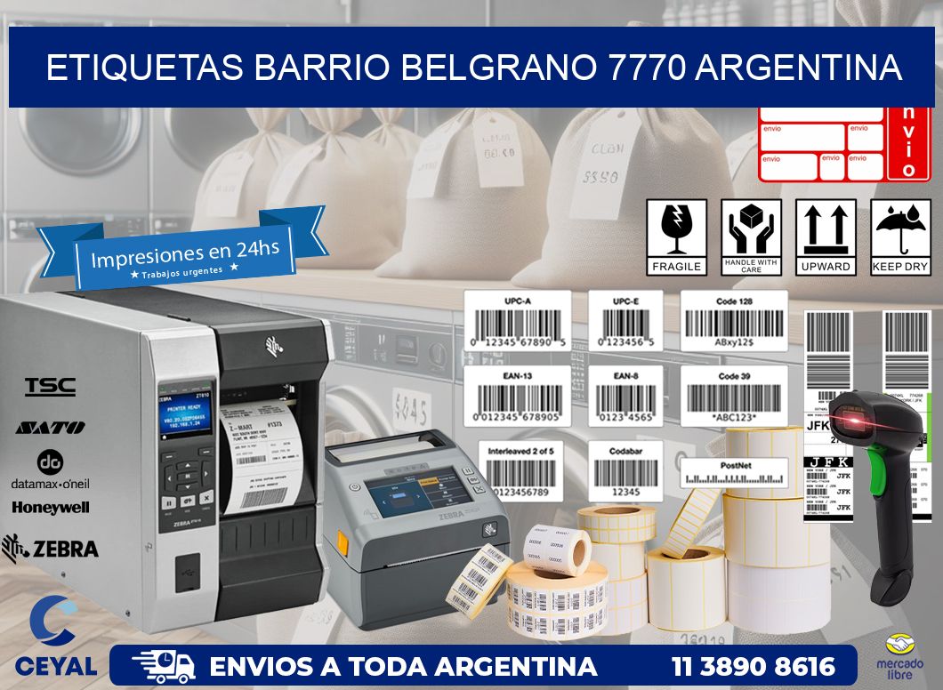 etiquetas barrio belgrano 7770 argentina