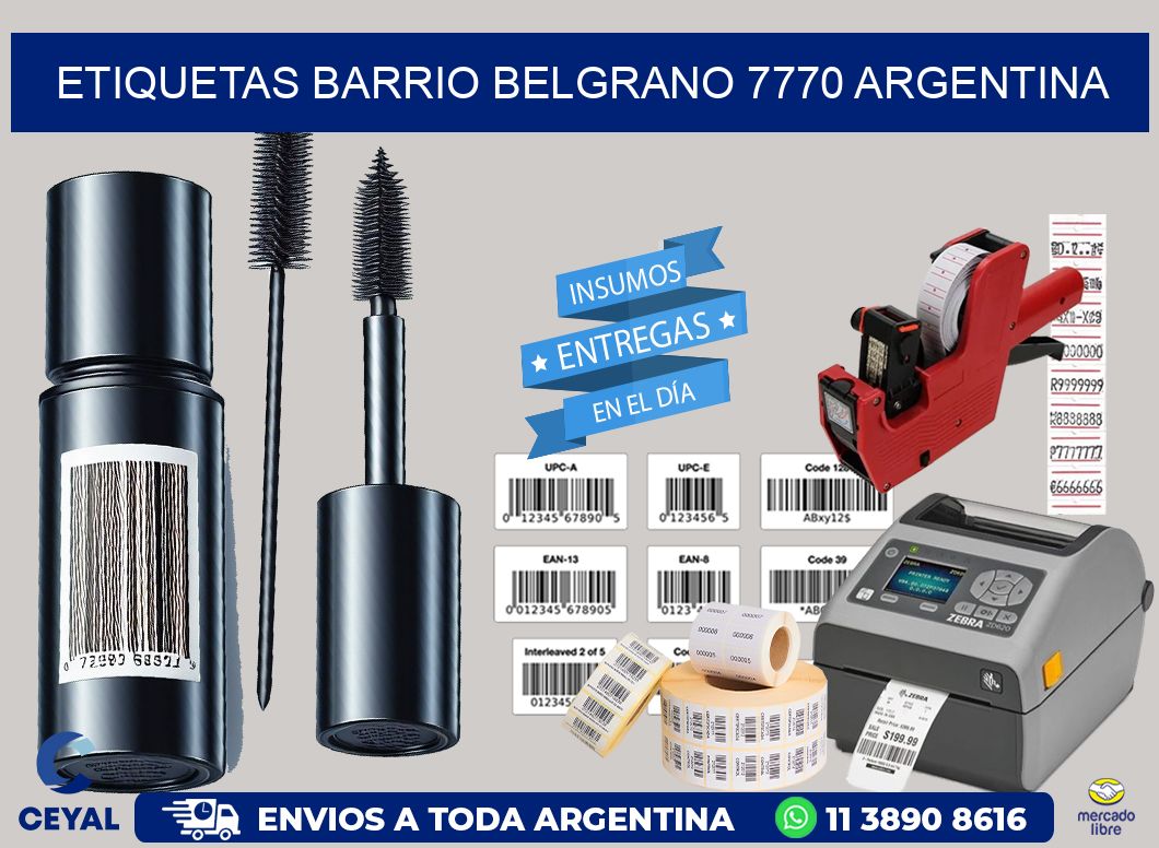 etiquetas barrio belgrano 7770 argentina