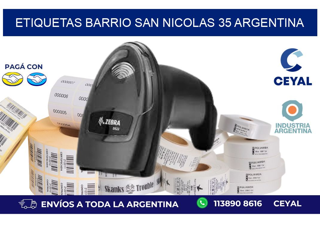 etiquetas barrio san nicolas 35 argentina