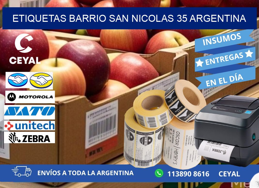 etiquetas barrio san nicolas 35 argentina