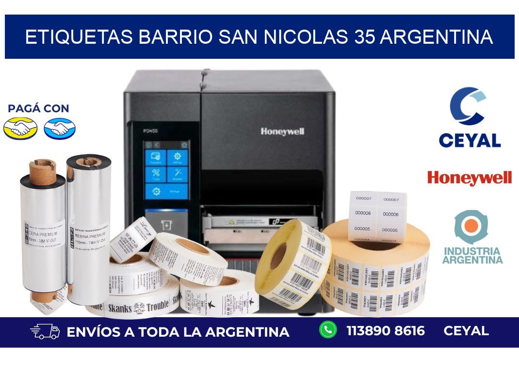 etiquetas barrio san nicolas 35 argentina