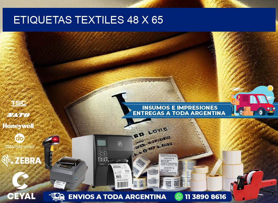 etiquetas textiles 48 x 65
