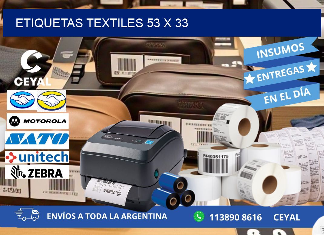 etiquetas textiles 53 x 33
