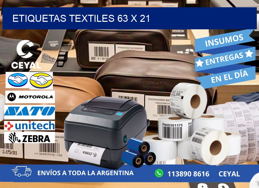 etiquetas textiles 63 x 21