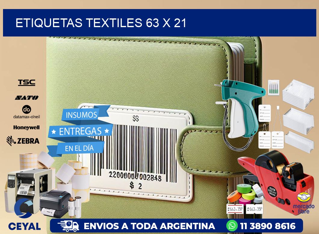 etiquetas textiles 63 x 21
