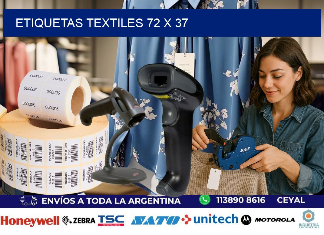 etiquetas textiles 72 x 37
