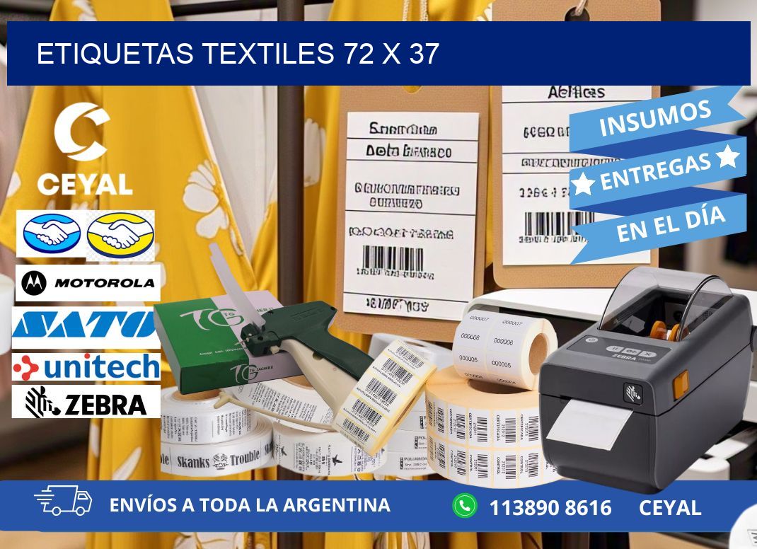 etiquetas textiles 72 x 37