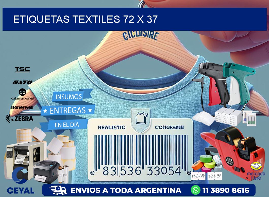 etiquetas textiles 72 x 37