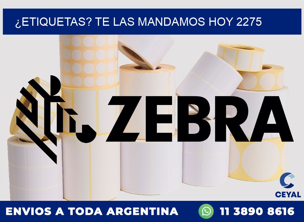 ¿Etiquetas? Te las Mandamos Hoy 2275