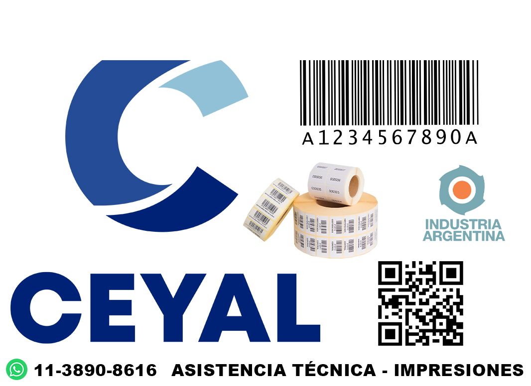 12420 impresora de etiquetas textil