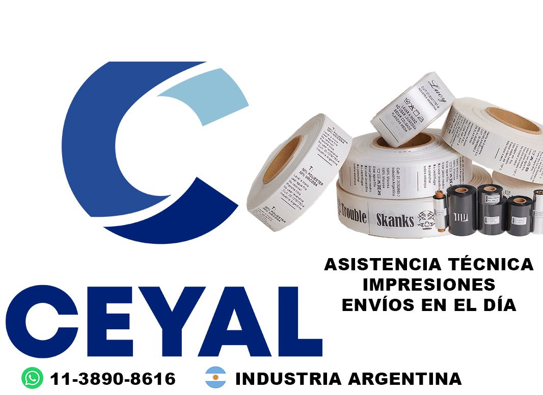 12420 impresora de etiquetas textil