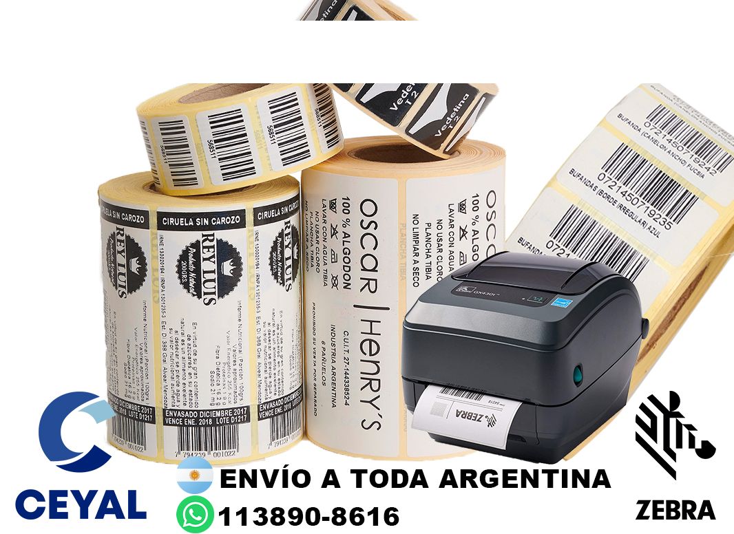 13835 Etiquetas satinadas y brillantes