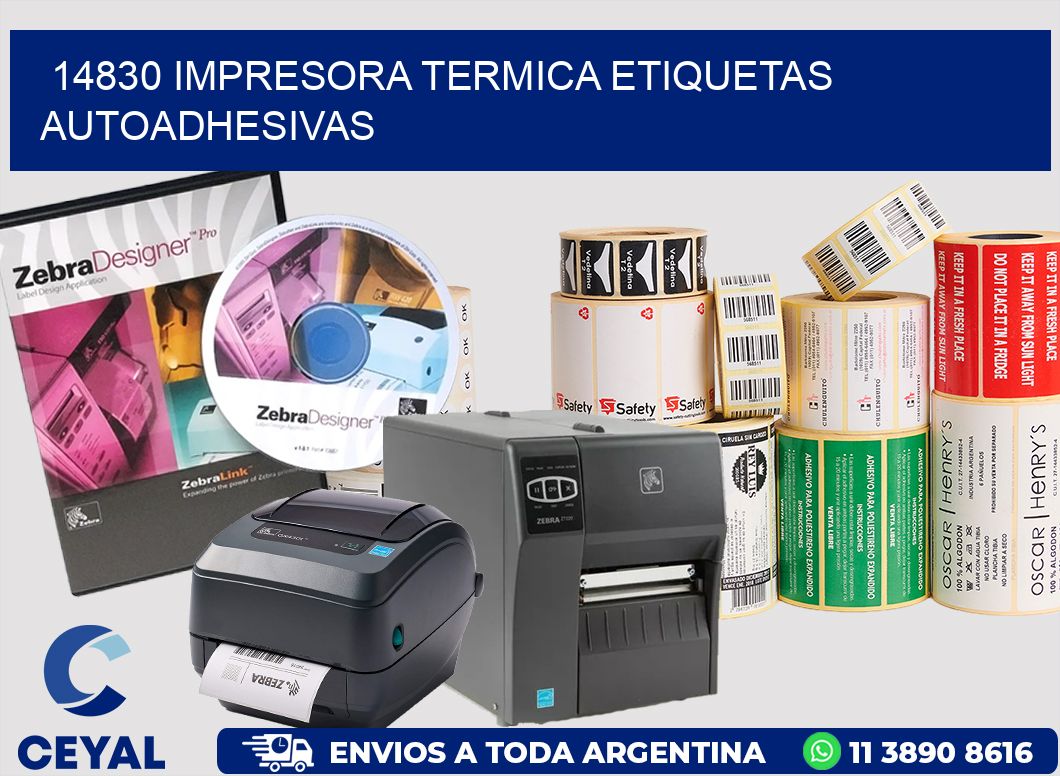 14830 Impresora termica etiquetas autoadhesivas