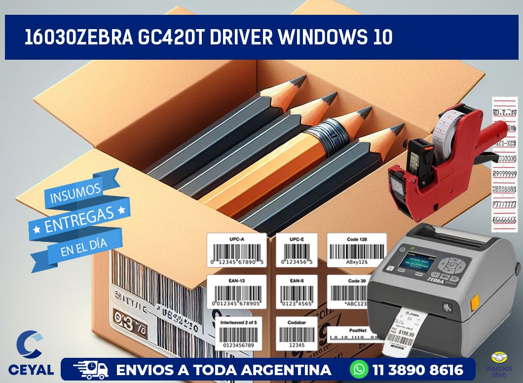 16030Zebra GC420t driver Windows 10