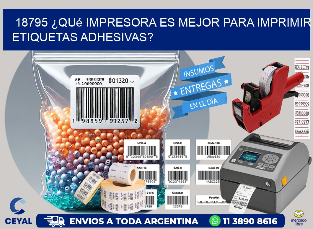18795 ¿Qué impresora es mejor para imprimir etiquetas adhesivas?