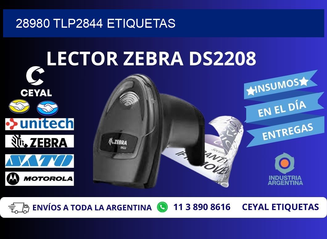 28980 TLP2844 etiquetas