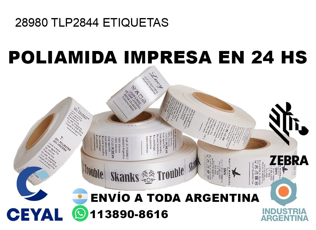 28980 TLP2844 etiquetas
