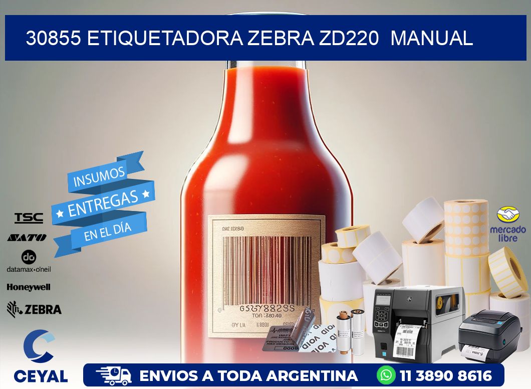 30855 Etiquetadora Zebra ZD220 manual