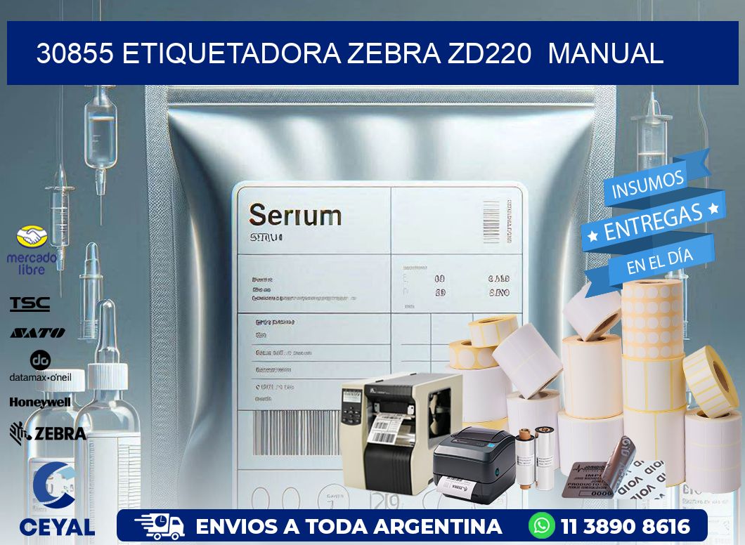 30855 Etiquetadora Zebra ZD220 manual