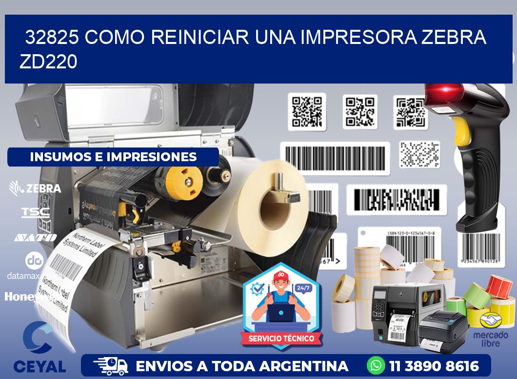 32825 Como reiniciar una impresora Zebra ZD220