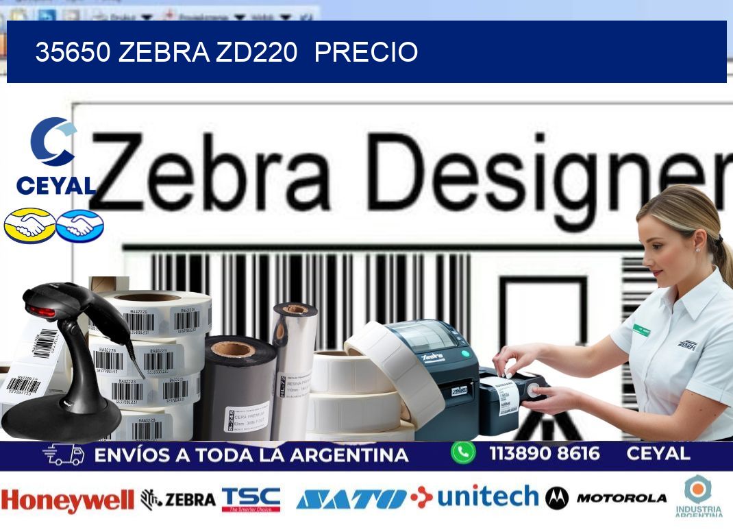 35650 Zebra ZD220  precio