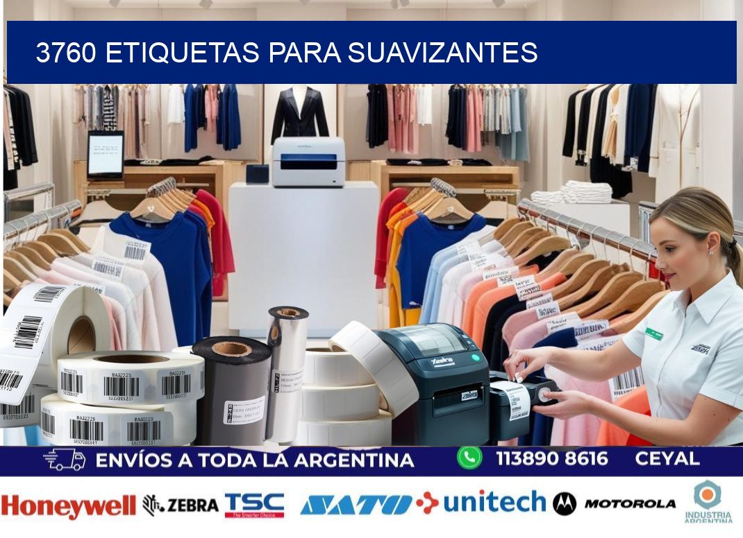 3760 Etiquetas para suavizantes