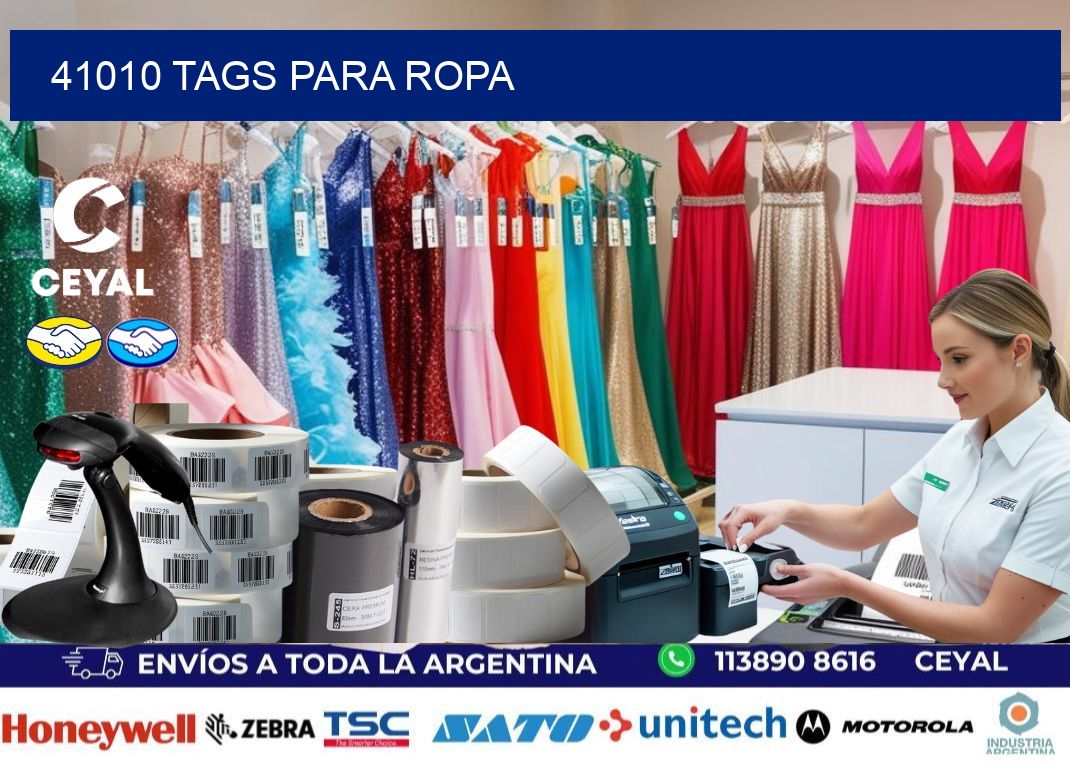 41010 Tags para ropa