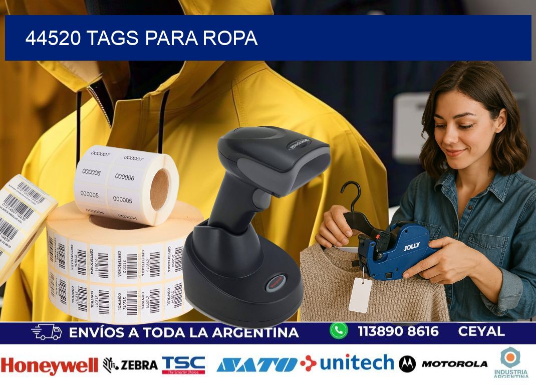44520 Tags para ropa