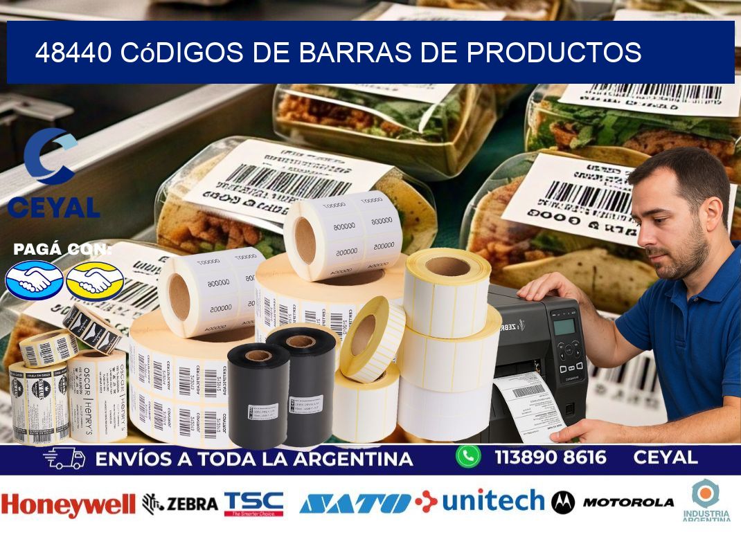 48440 Códigos de barras de productos