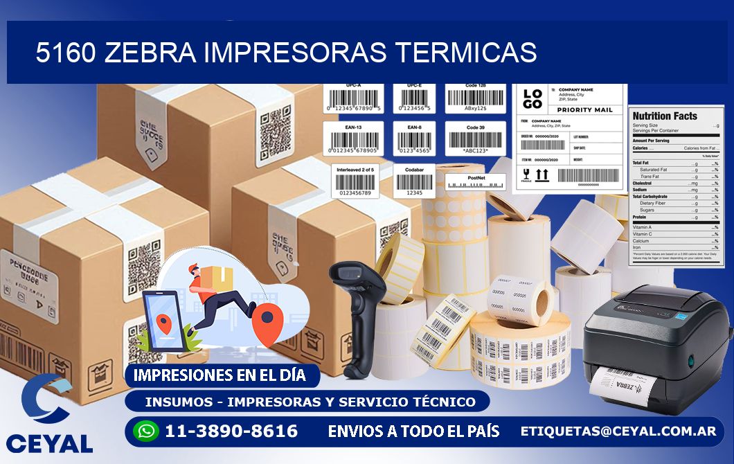 5160 Zebra impresoras termicas