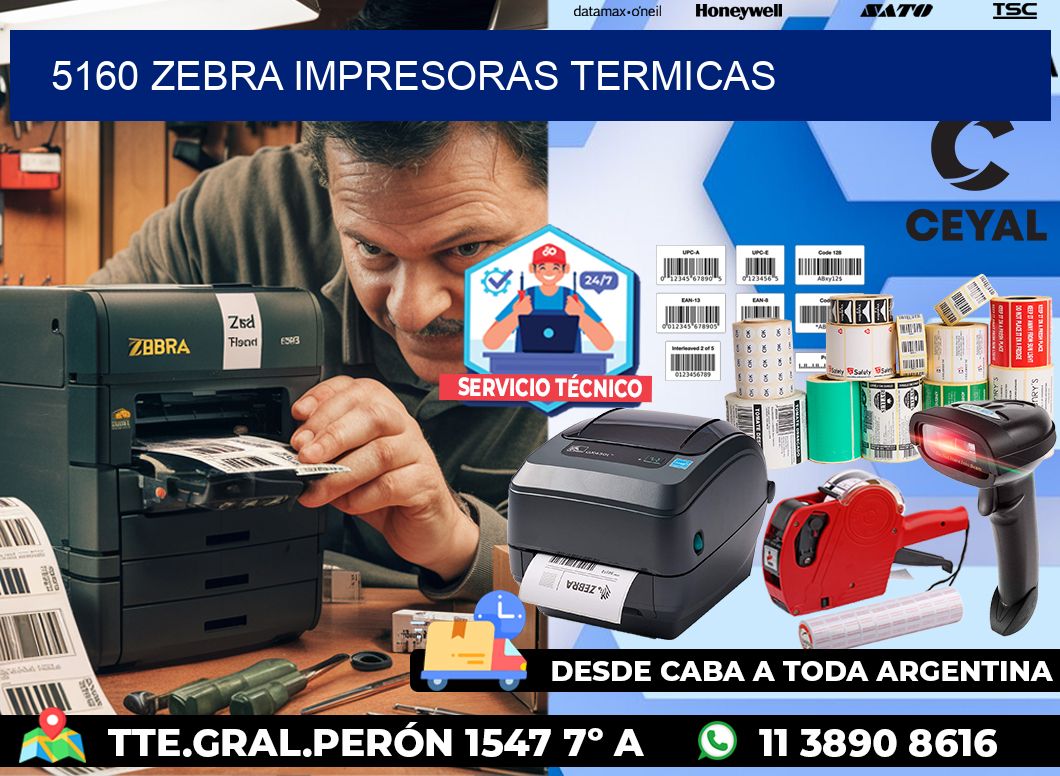 5160 Zebra impresoras termicas