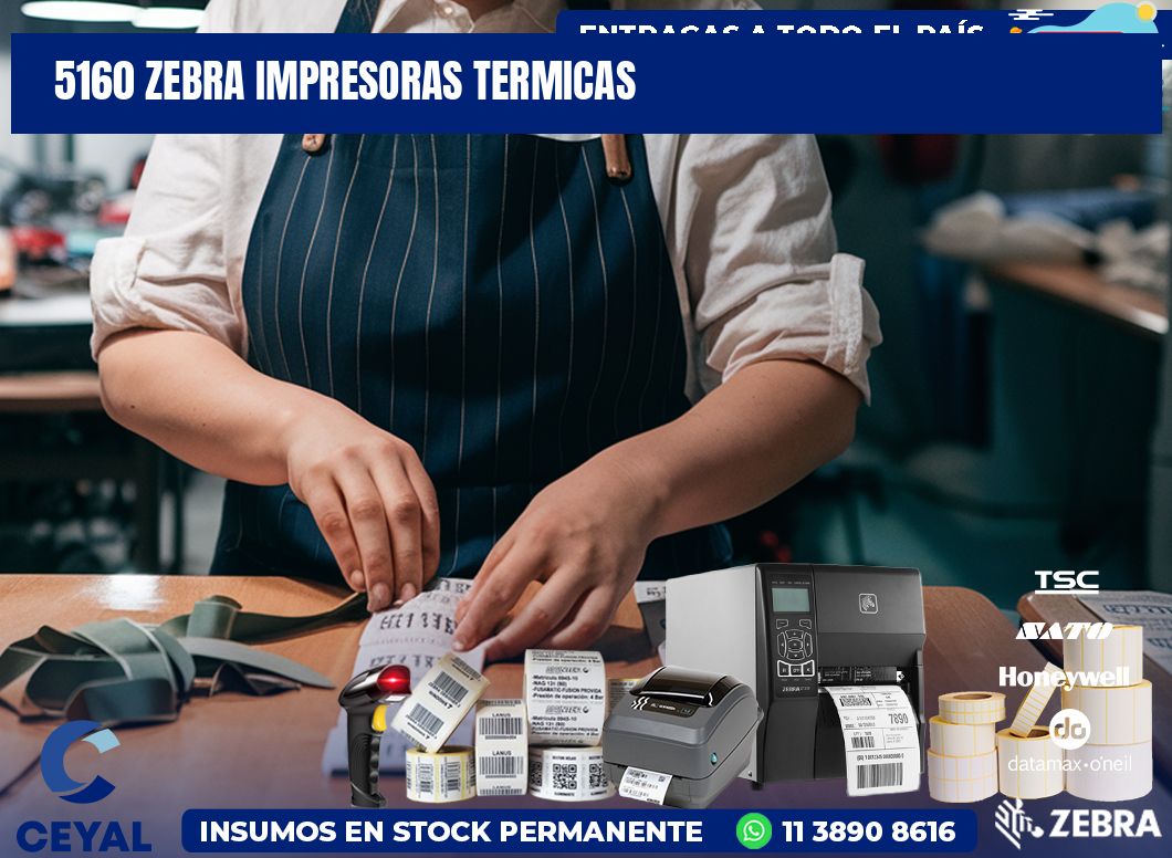 5160 Zebra impresoras termicas