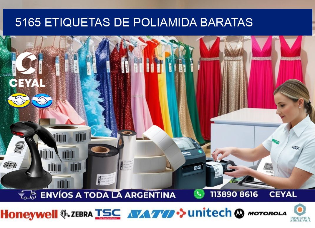 5165 etiquetas de poliamida baratas