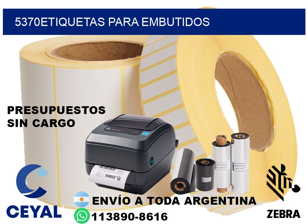 5370Etiquetas para embutidos