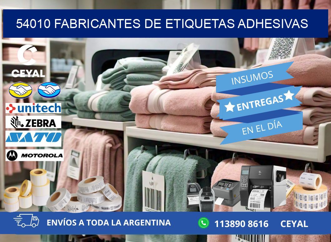 54010 Fabricantes de etiquetas adhesivas