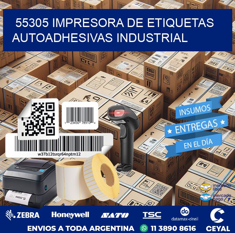 55305 Impresora de etiquetas autoadhesivas industrial