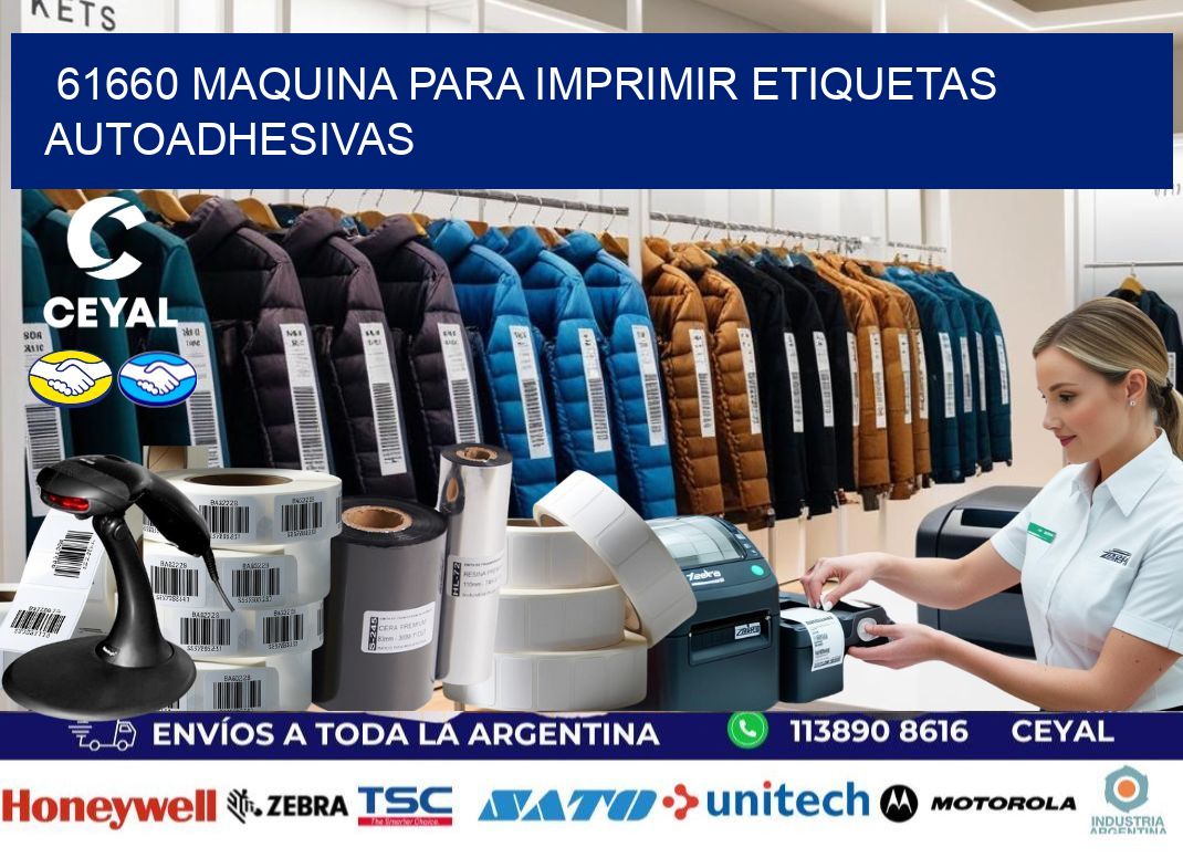 61660 maquina para imprimir etiquetas autoadhesivas