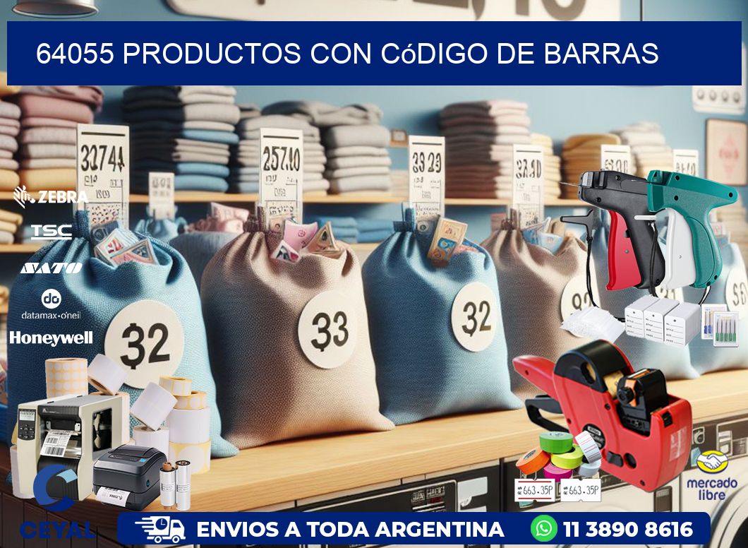 64055 Productos con código de barras