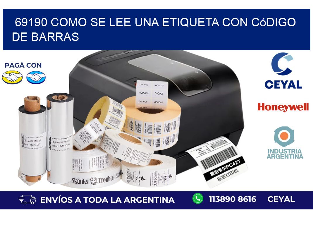 69190 Como se lee una etiqueta con código de barras