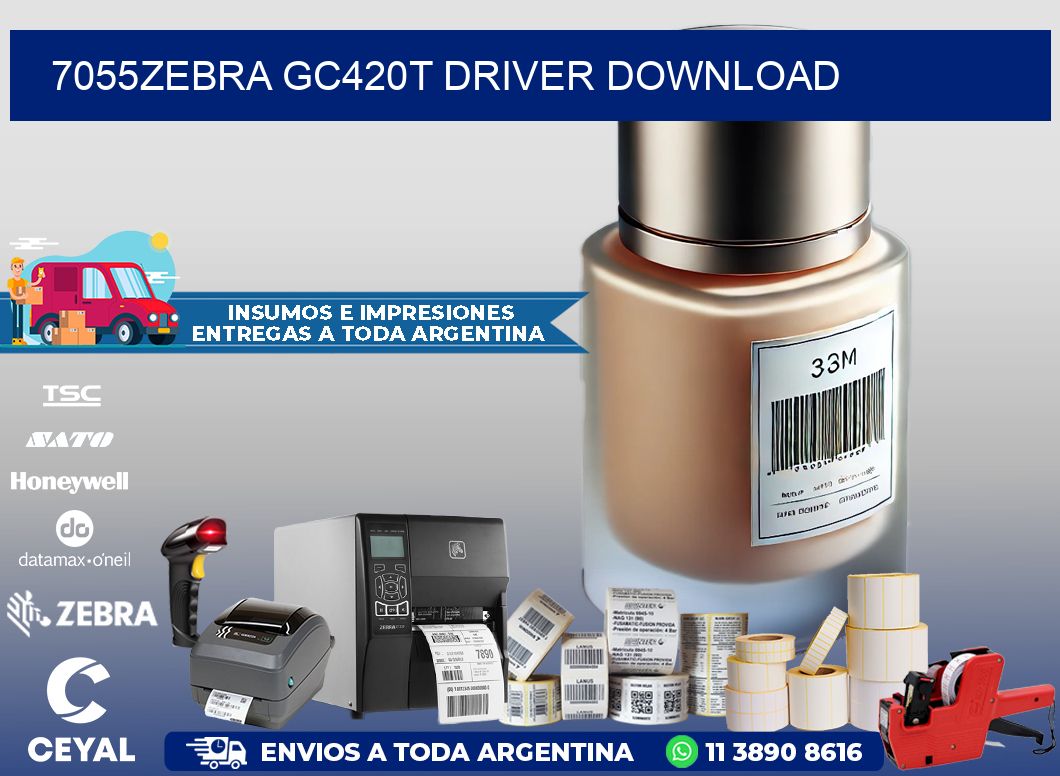 7055Zebra GC420t driver download