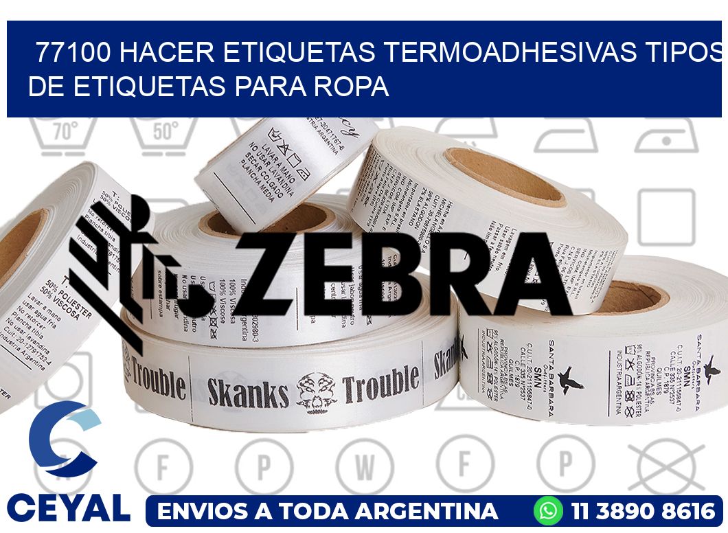 77100 hacer etiquetas termoadhesivas tipos de etiquetas para ropa
