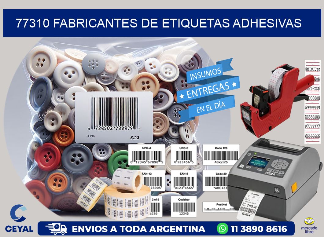 77310 Fabricantes de etiquetas adhesivas