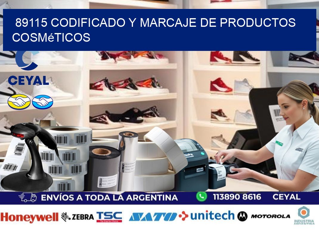 89115 codificado y marcaje de productos cosméticos